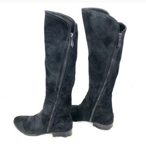 Donald J. Pliner Nova Leather Zip Riding Boots